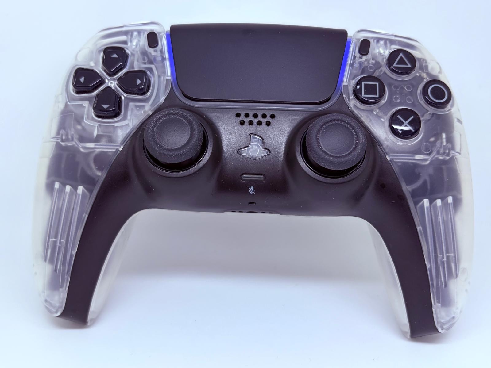 Sony PS5 Controller Dualsense - Custom CLEAR - Great Condition