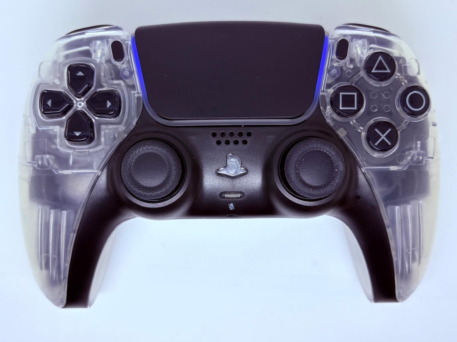 Sony PS5 Controller Dualsense - Custom CLEAR - Great Condition