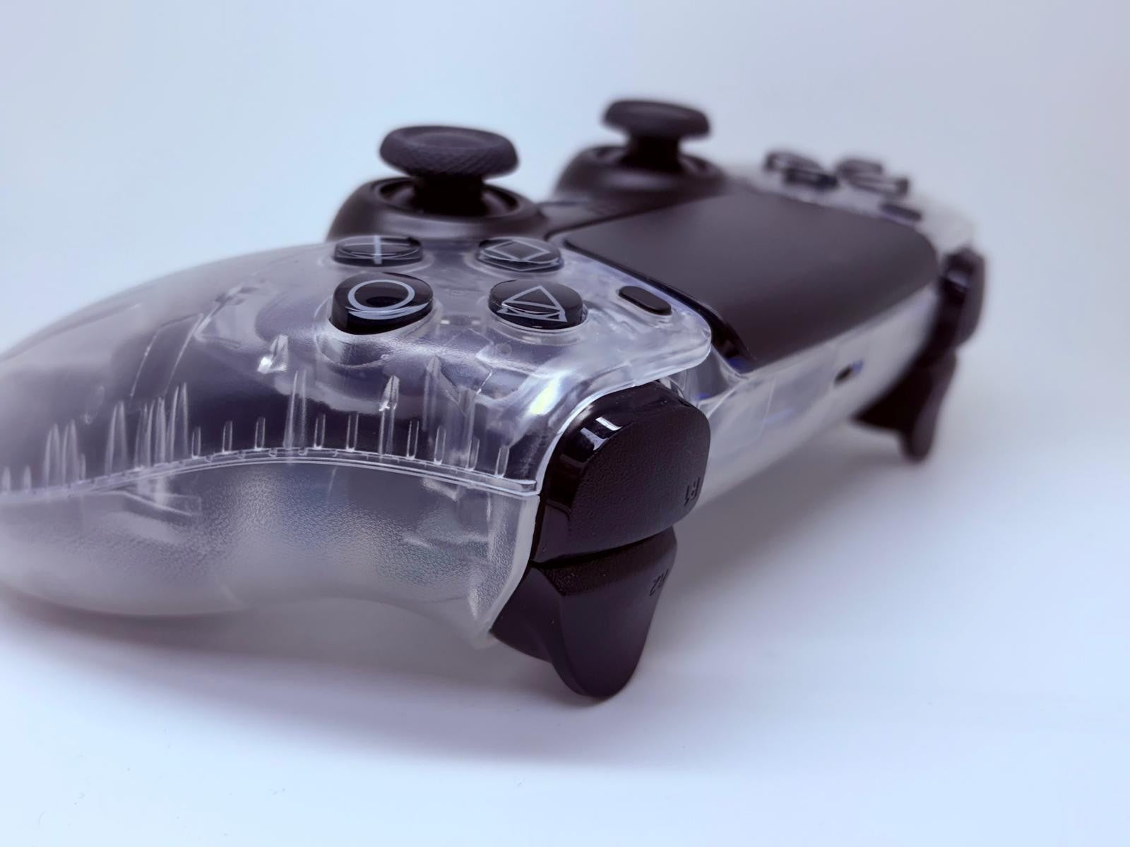 Sony PS5 Controller Dualsense - Custom CLEAR - Great Condition