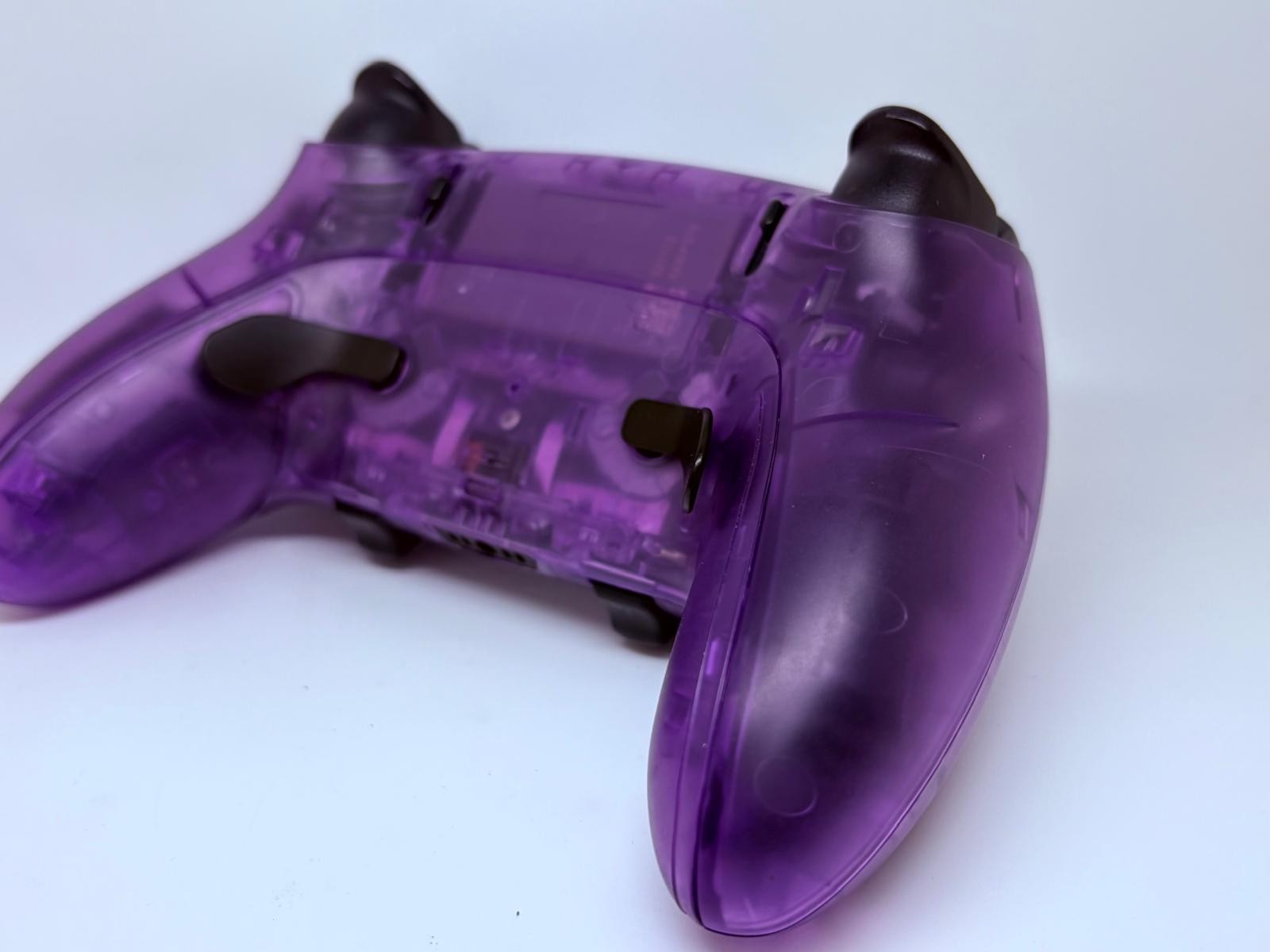 PS5 Sony PlayStation DualSense Edge CUSTOM Clear PURPLE TMR Upgrade -GREAT COND!