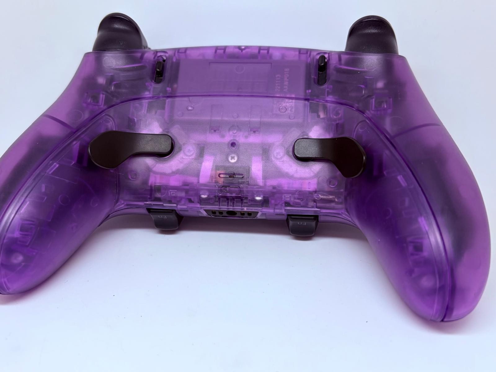 PS5 Sony PlayStation DualSense Edge CUSTOM Clear PURPLE TMR Upgrade -GREAT COND!